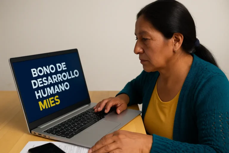 Como Consultar se é Beneficiário do Bono de Desarrollo Humano MIES